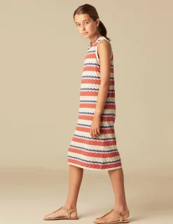 Nicoli Dresses|Knitwear<MULTICOLOURED KNIT DRESS Rojos