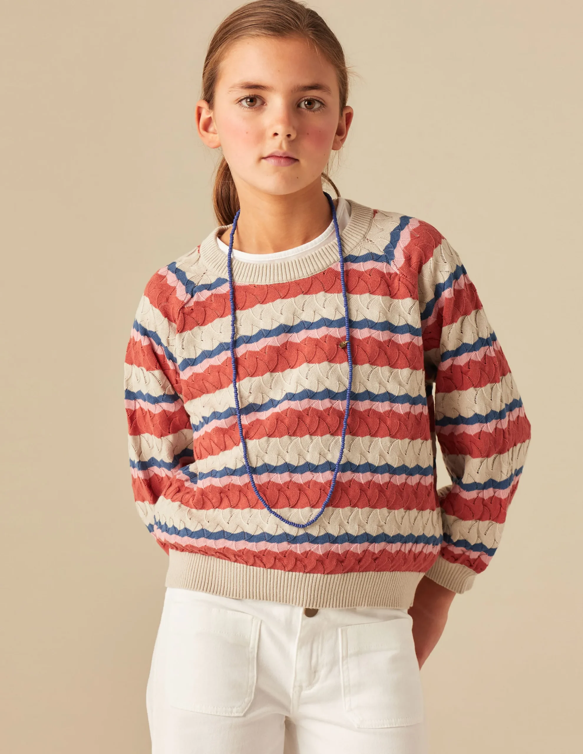 Nicoli Knitwear<MULTICOLOURED KNIT JUMPER Rojos