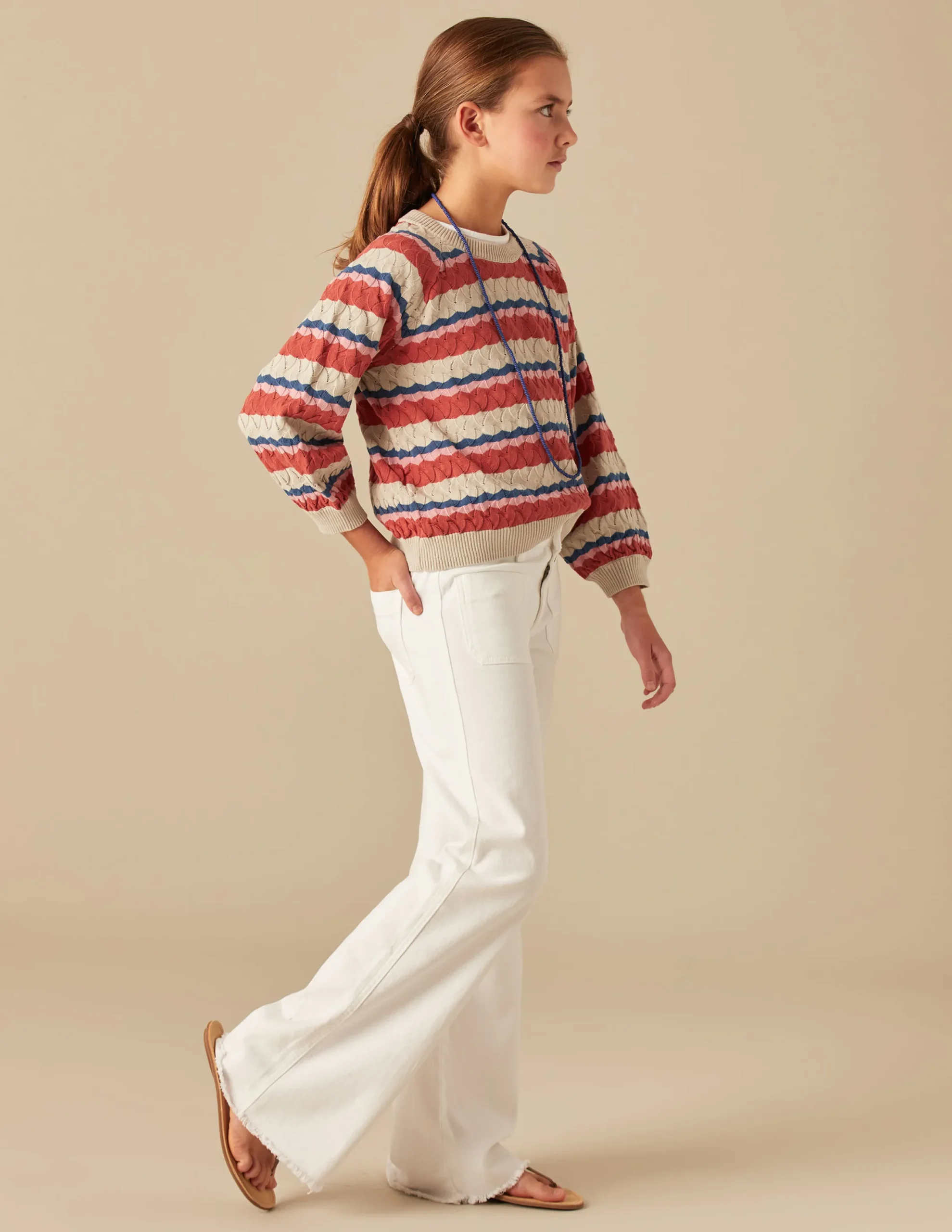 Nicoli Knitwear<MULTICOLOURED KNIT JUMPER Rojos