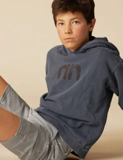 Nicoli Sweatshirts<NN BLUE HOODIE Azules