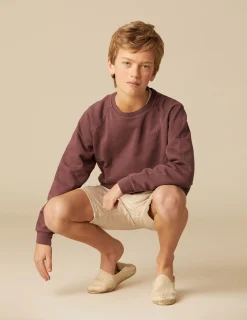Nicoli Sweatshirts<NN DARK BERRY SWEATSHIRT Morados