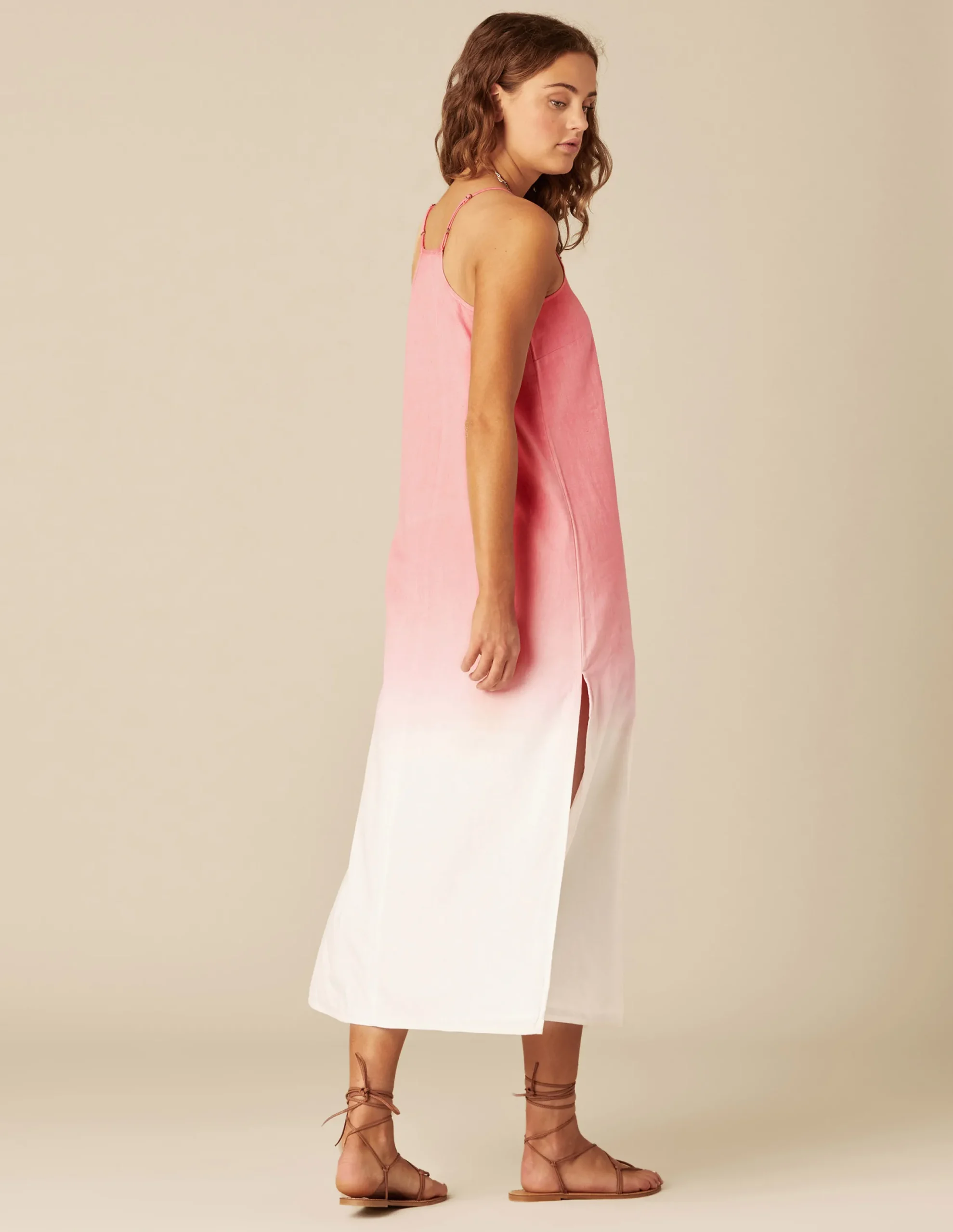 Nicoli Dresses<PINK TIE-DYE DRESS Fresa