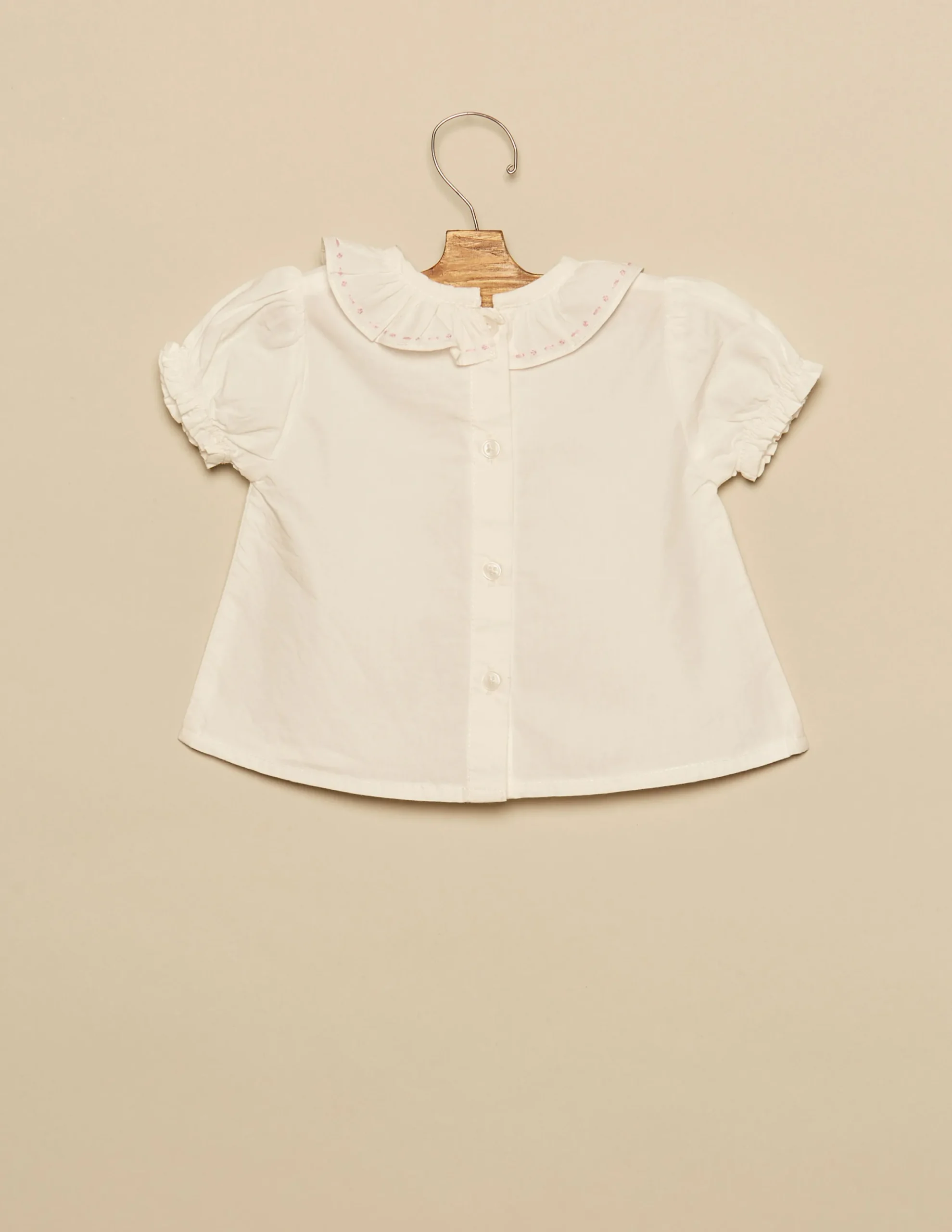 Nicoli Shirts<PINK TOPSTITCHING SHIRT Azules claros