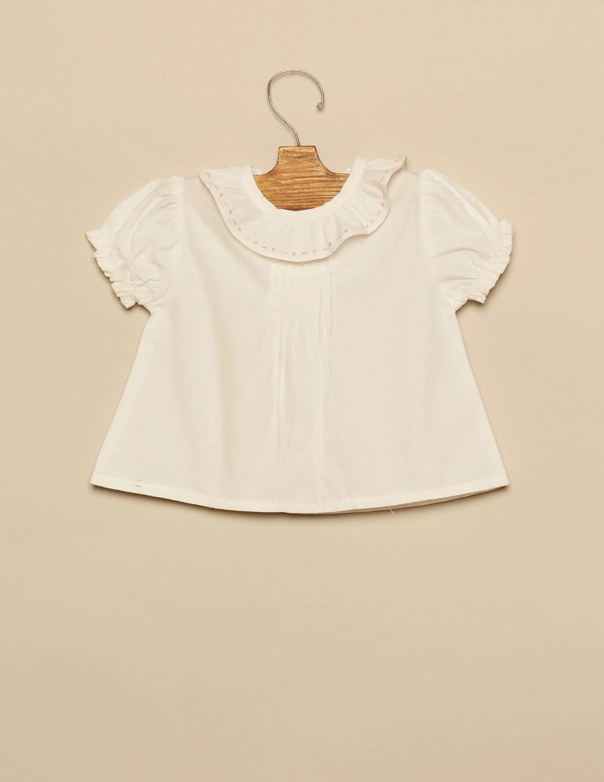 Nicoli Shirts<PINK TOPSTITCHING SHIRT Azules claros