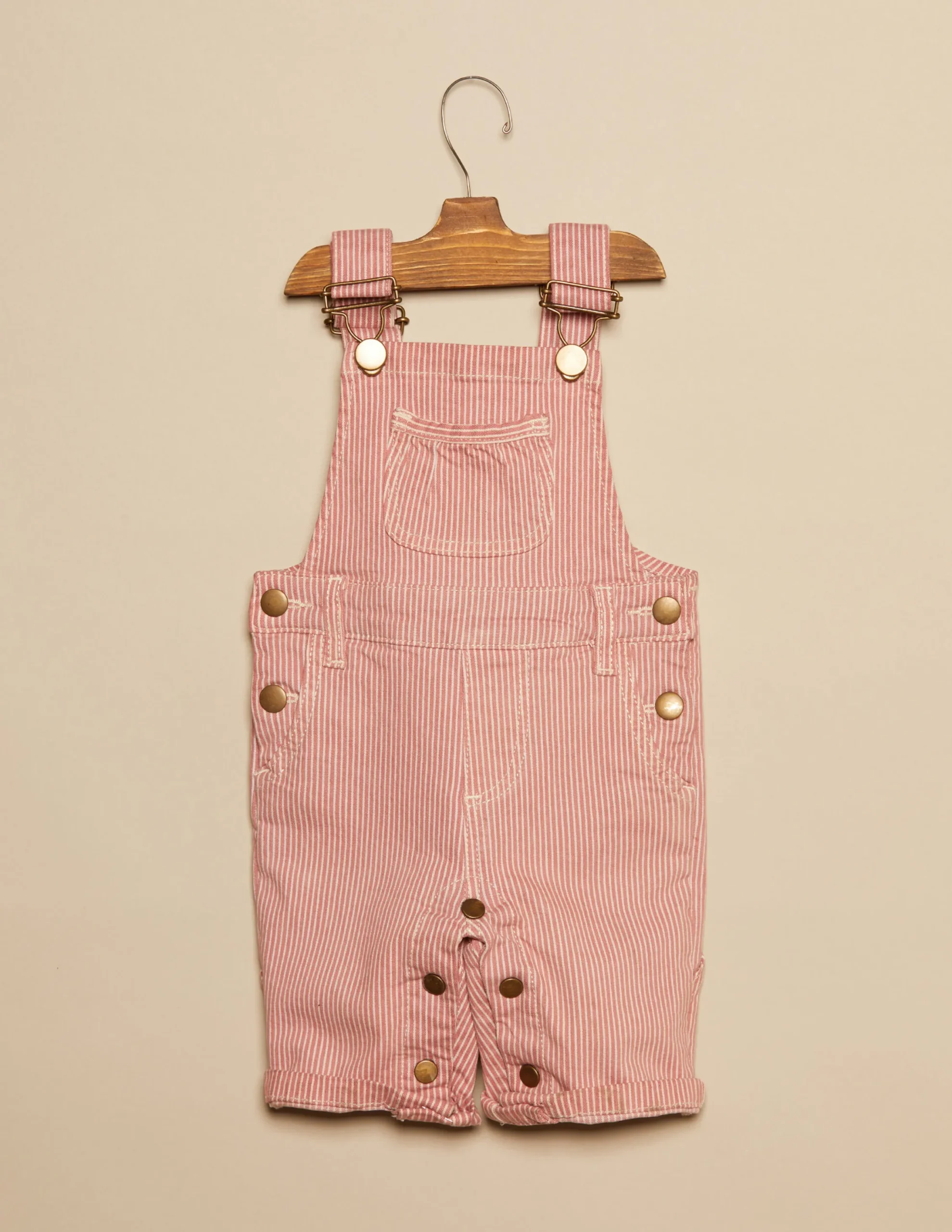 Nicoli Playsuits & Dungarees<RED STRIPED BABY DUNGAREES Rojos