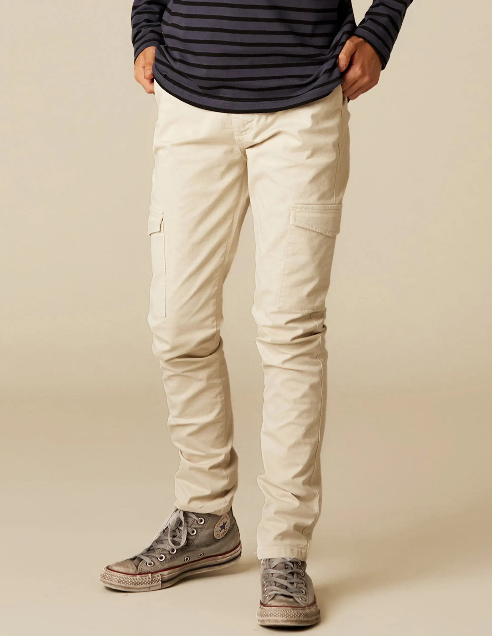 Nicoli Trousers<SAND CARGO TROUSERS Beiges