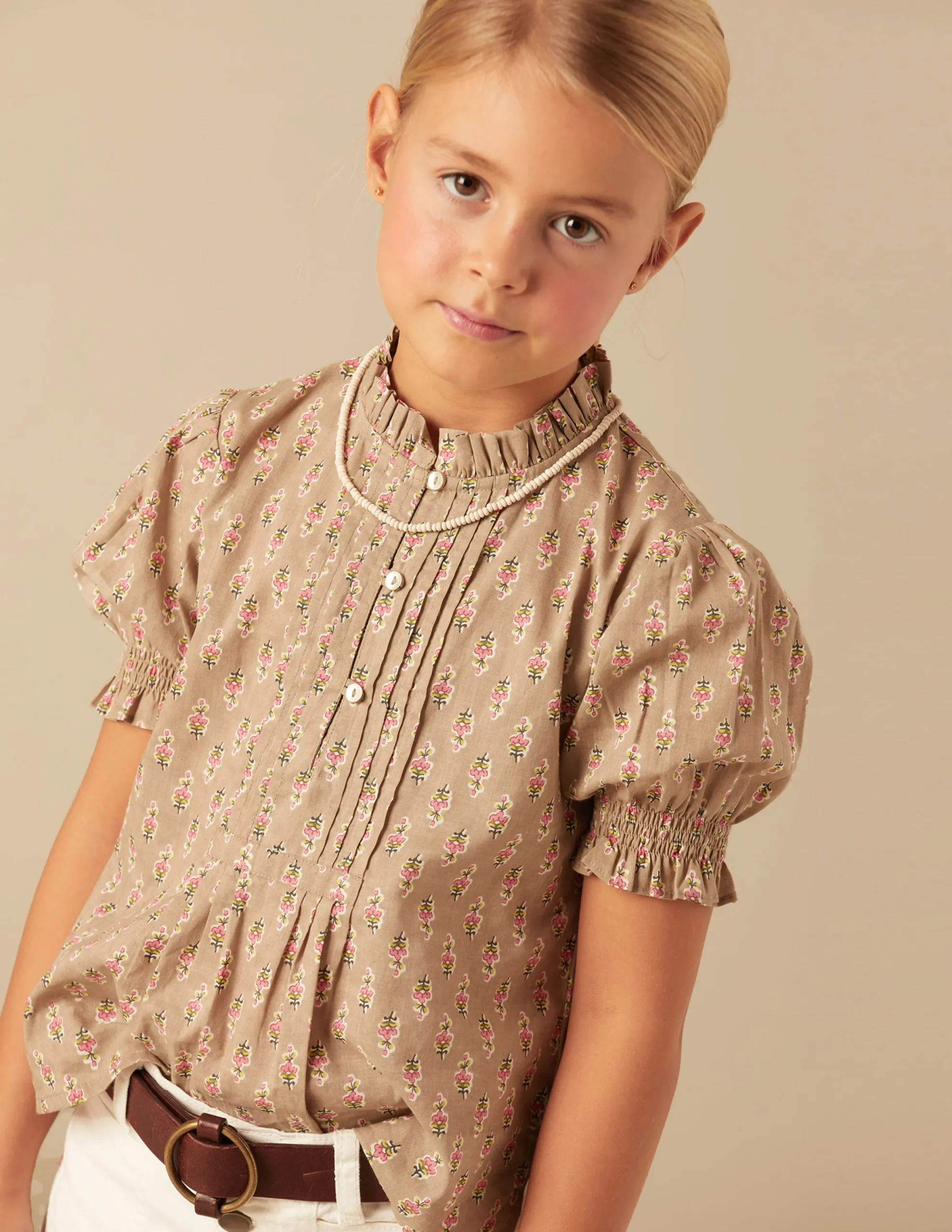 Nicoli Shirts<SAND FLOWERS SHIRT Arena