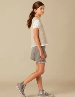 Nicoli Knitwear|Waistcoats<SAND KNIT VEST Arena