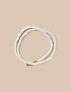 Nicoli Necklaces|Necklaces<SHORT ECRU NECKLACE Crudos