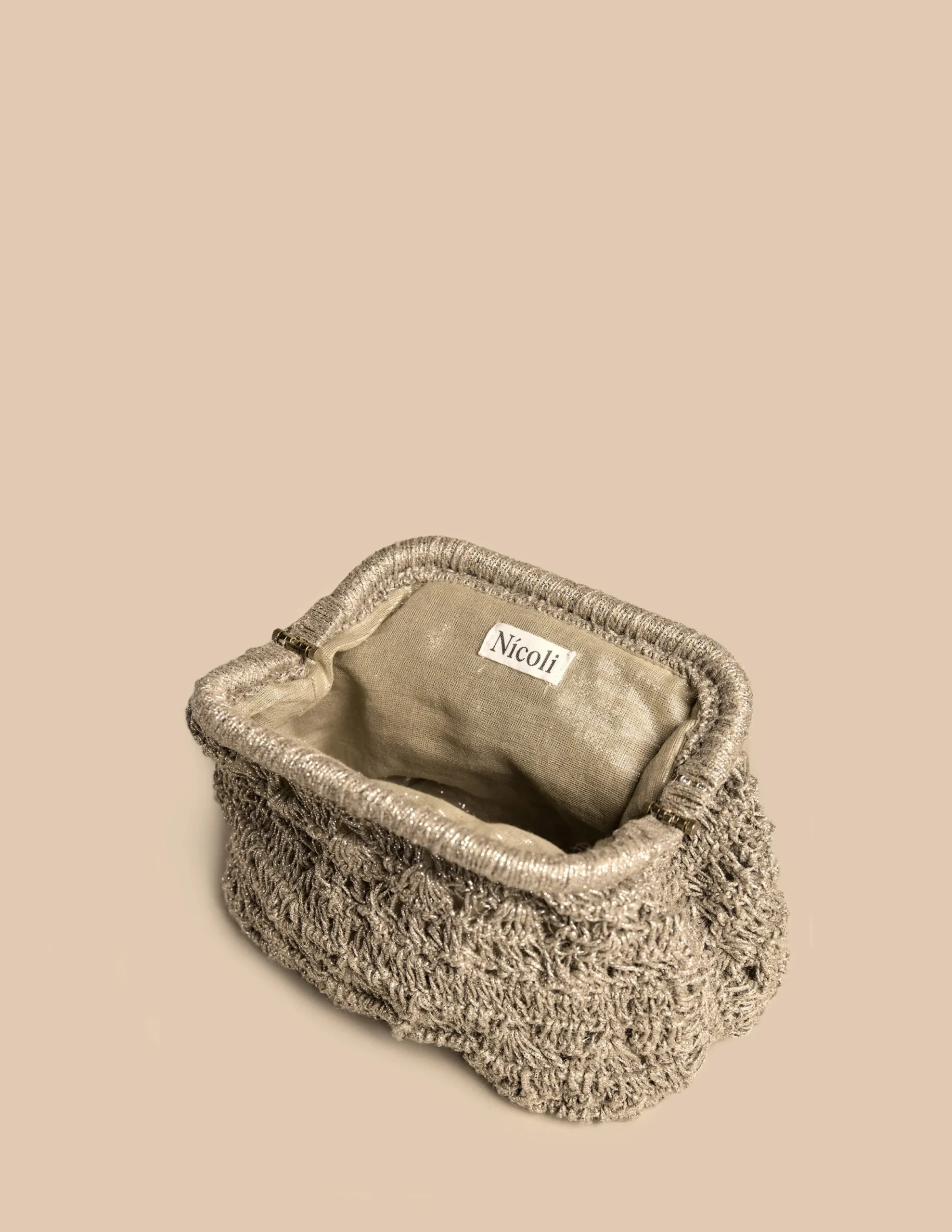 Nicoli Bags<SILVER BAG Dorados