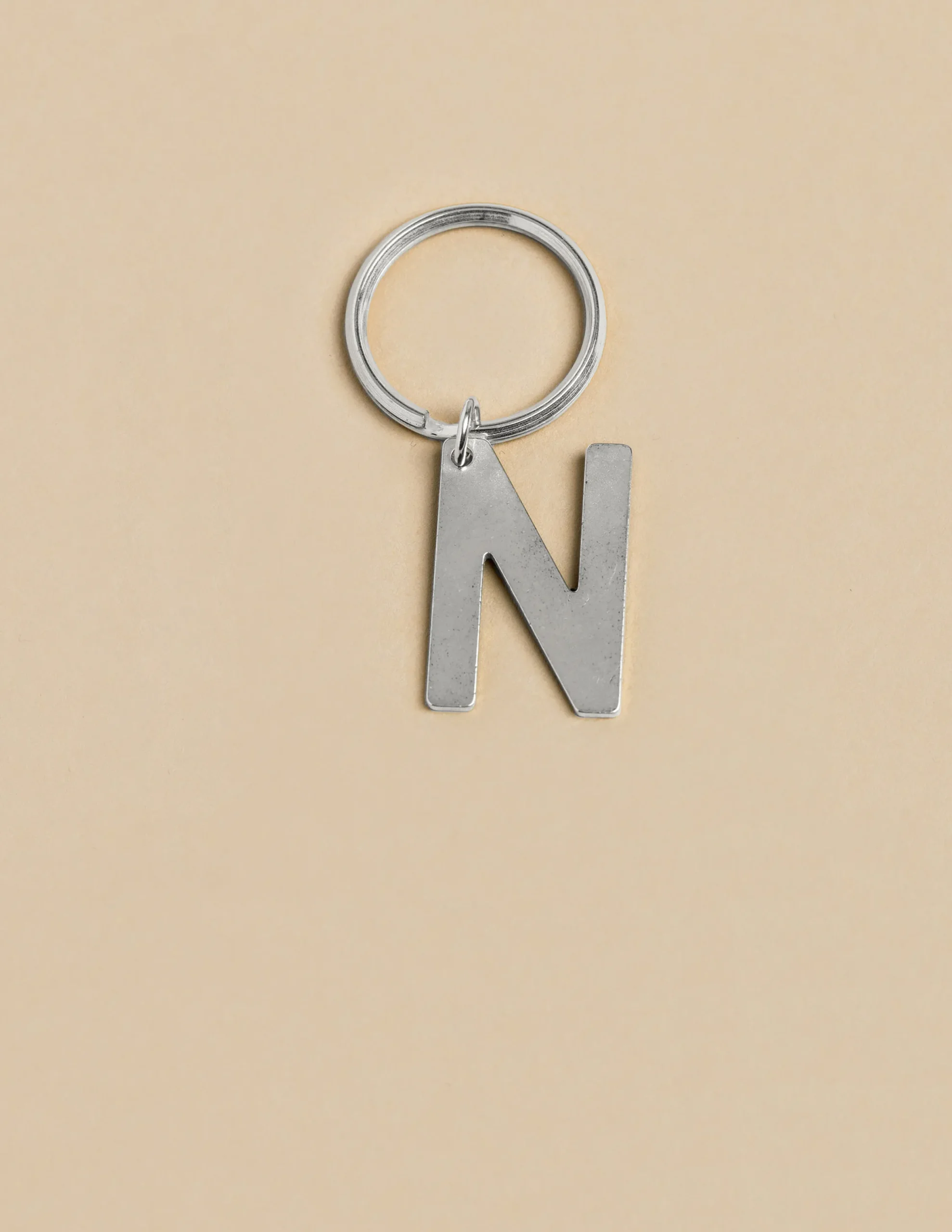 Nicoli Keychain|Keychain<SILVER "N" KEYCHAIN Dorados