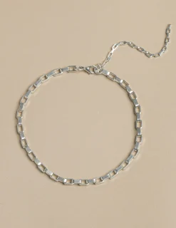 Nicoli Necklaces & Chokers<SILVER RECTANGLE NECKLACE Dorados