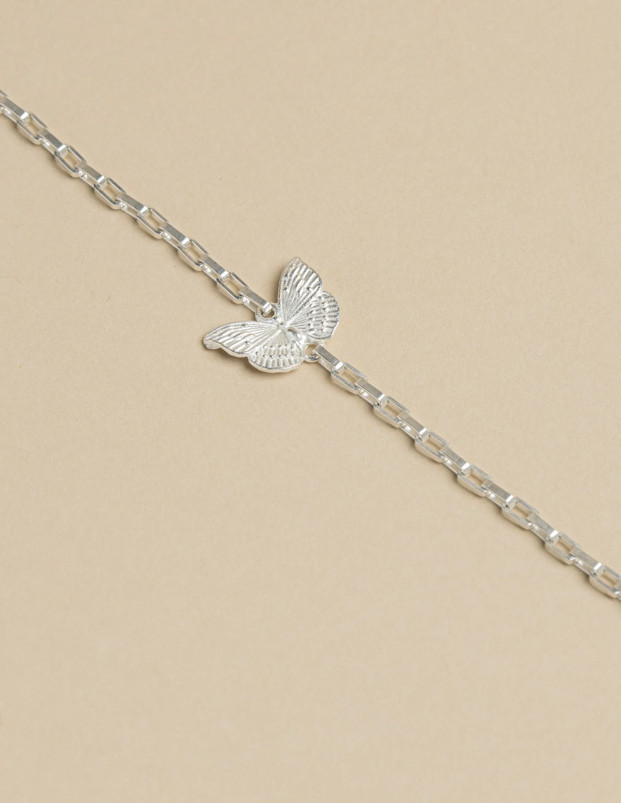 Nicoli Necklaces & Chokers<SMALL SILVER BUTTERFLY CHAIN Dorados