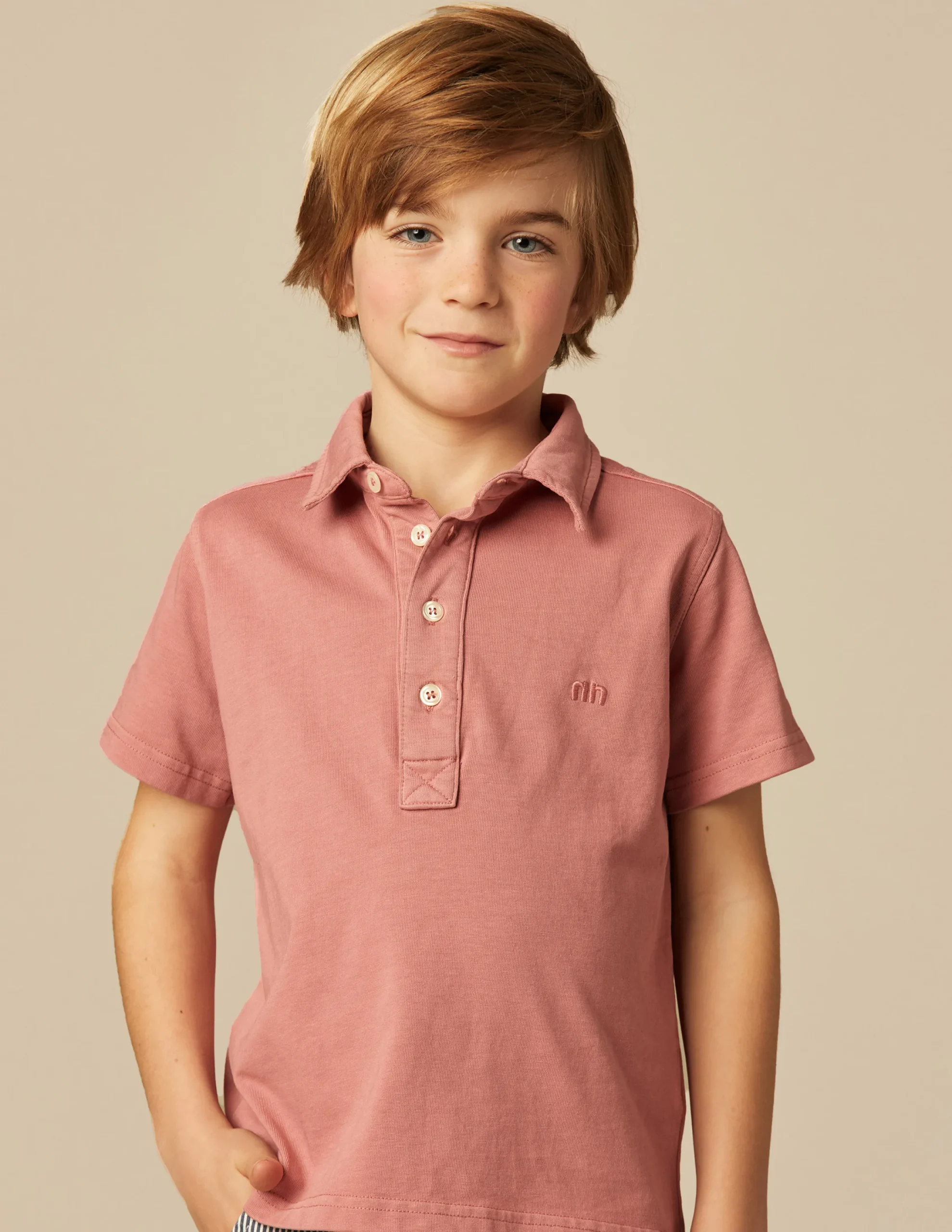 Nicoli Polos<STRAWBERRY POLO SHIRT Fresa