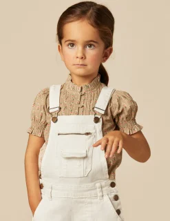 Nicoli Playsuits & Dungarees|Denim<White Denim Dungarees Blancos