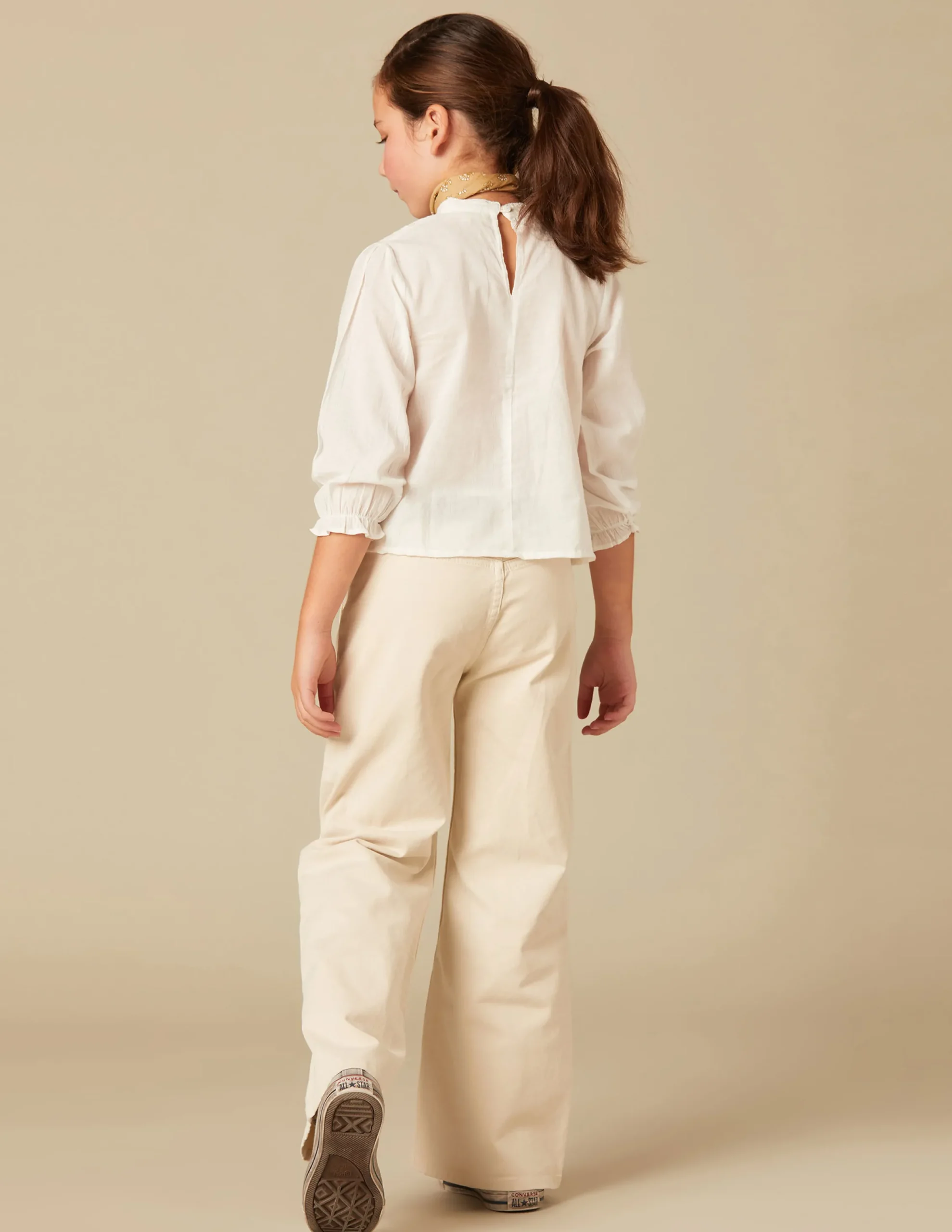 Nicoli Shirts<WHITE LACED SHIRT Blancos