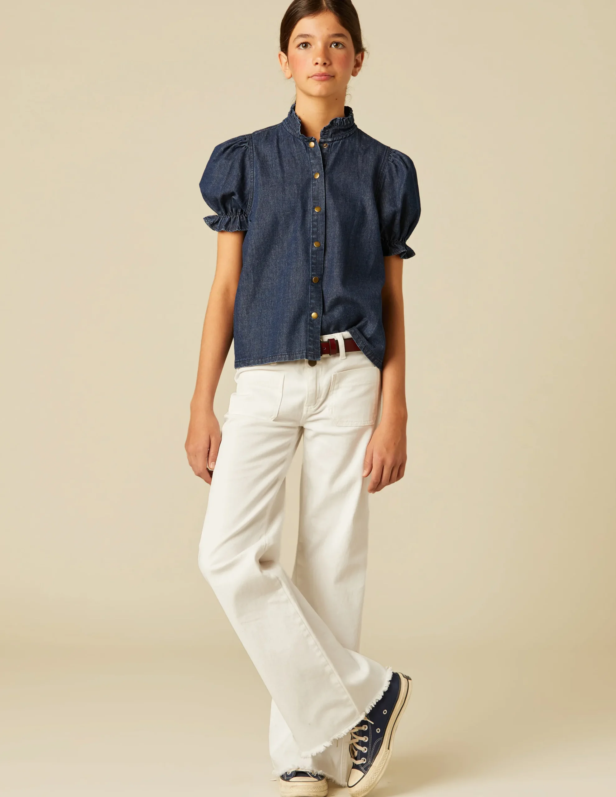 Nicoli Denim|Trousers<WHITE POCKETS JEANS Azul vaquero