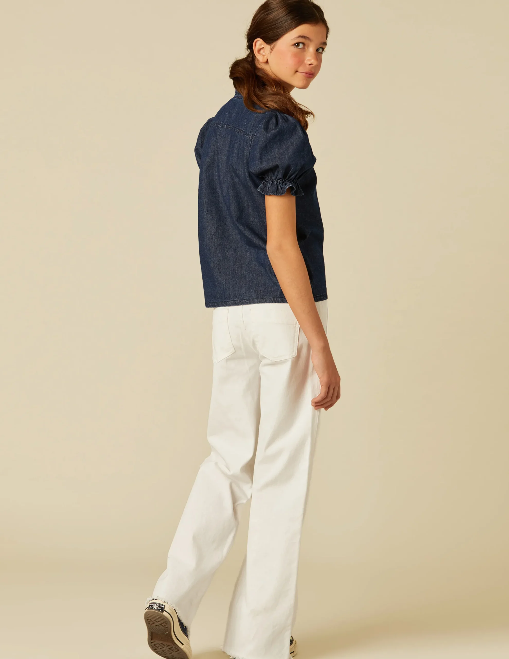 Nicoli Denim|Trousers<WHITE POCKETS JEANS Azul vaquero