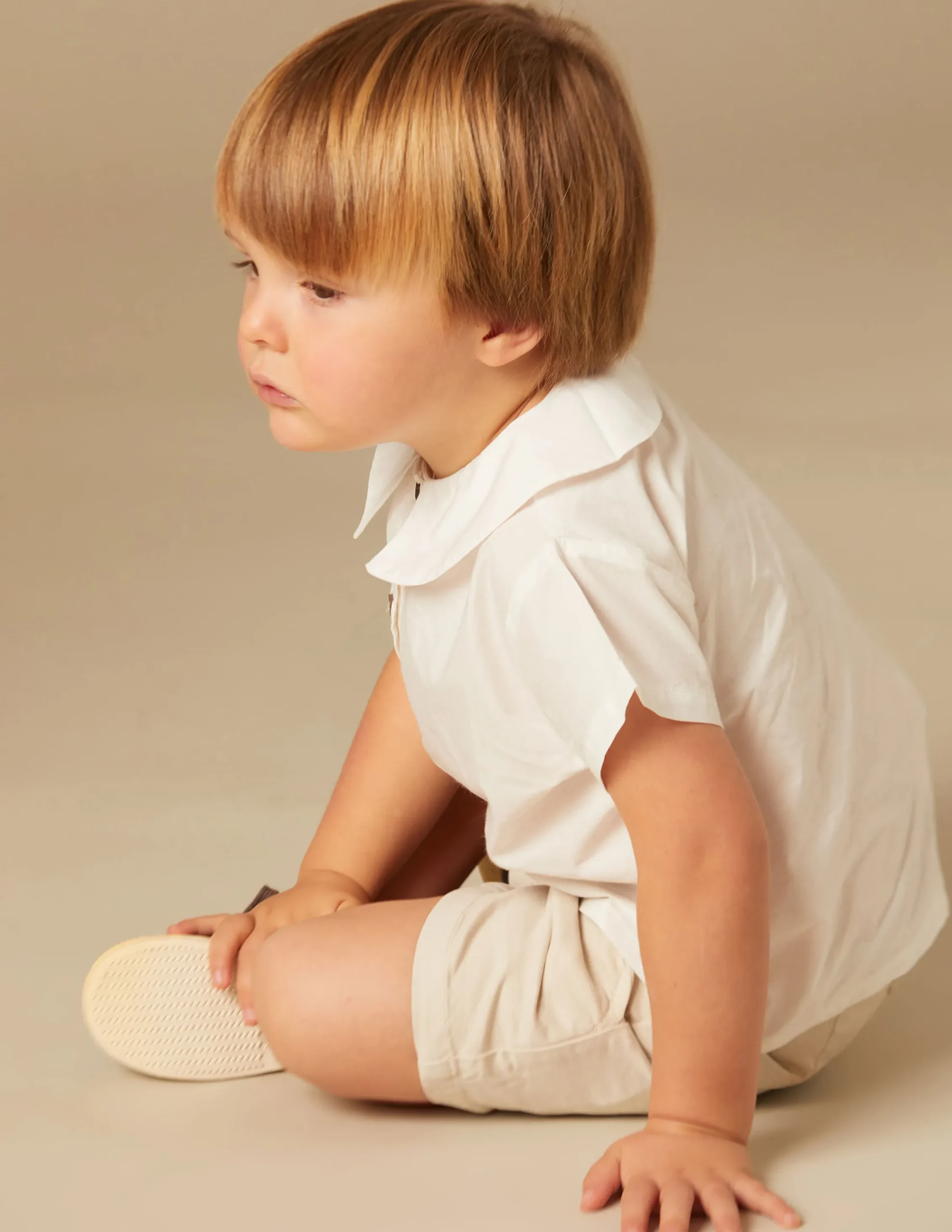 Nicoli Shirts<WHITE POINTED NECK SHIRT Blancos