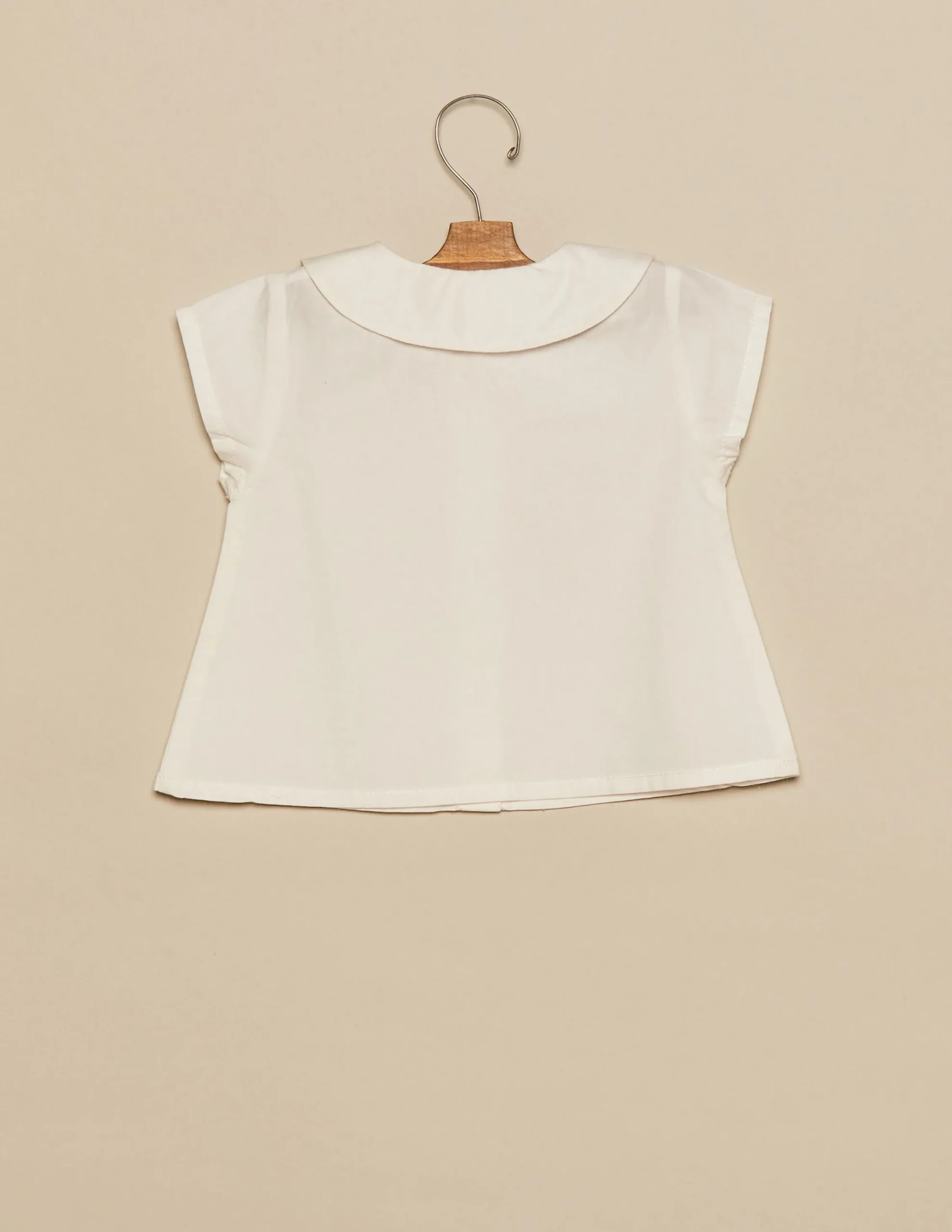 Nicoli Shirts<WHITE POINTED NECK SHIRT Blancos