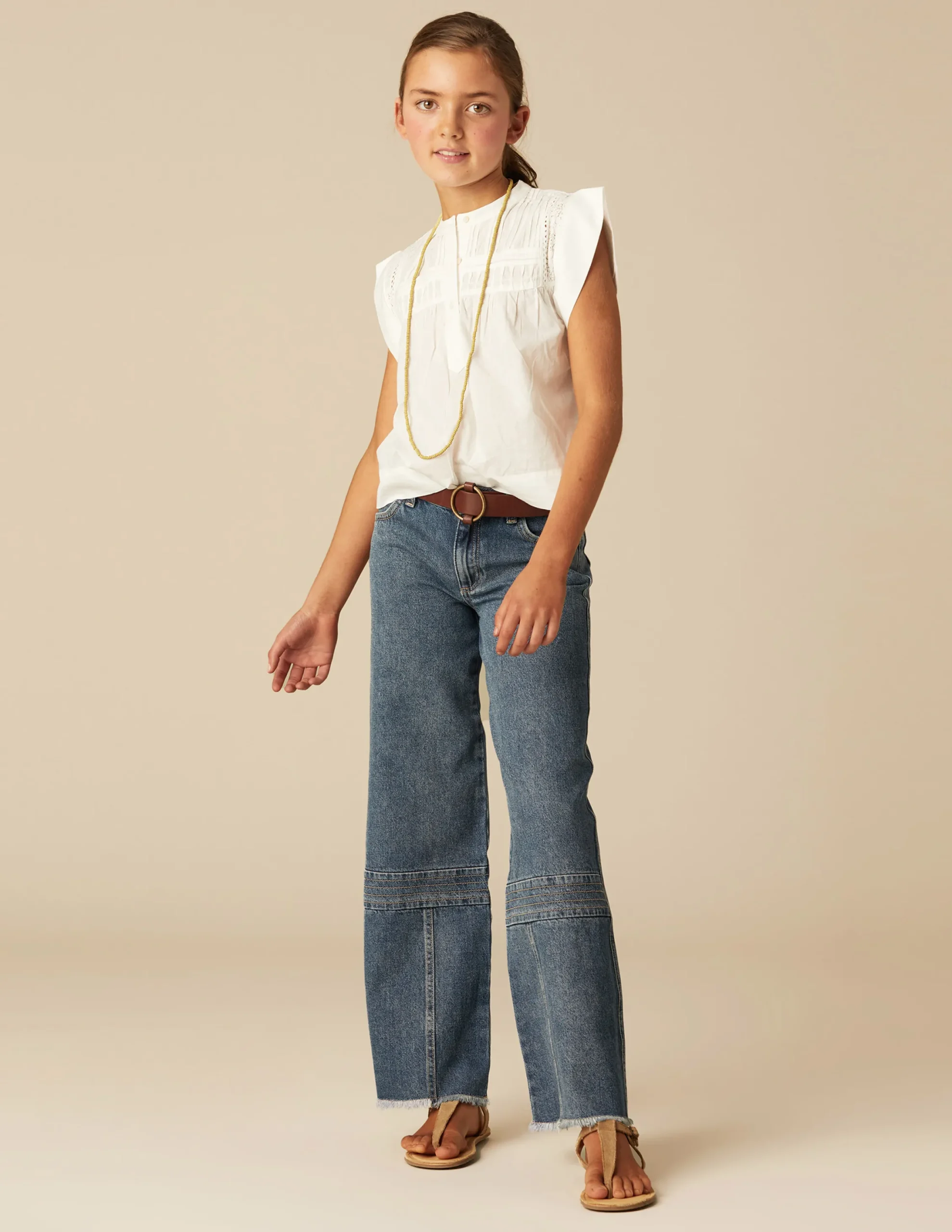 Nicoli Shirts<WHITE SLEEVELESS SHIRT Blancos