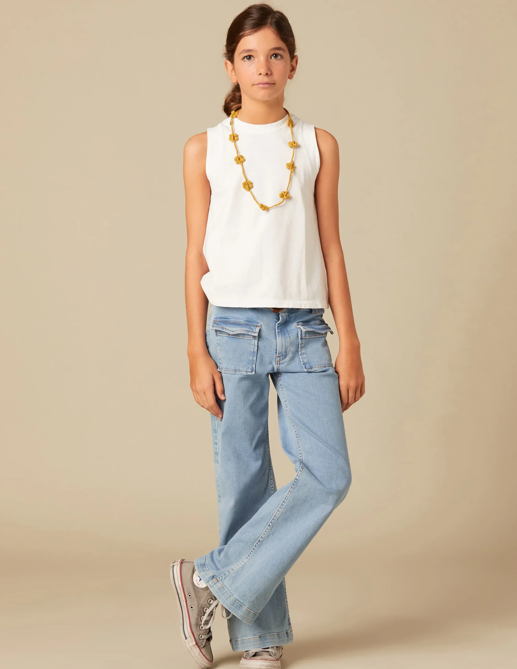 Nicoli T-shirts<WHITE T-SHIRT Azules oscuros